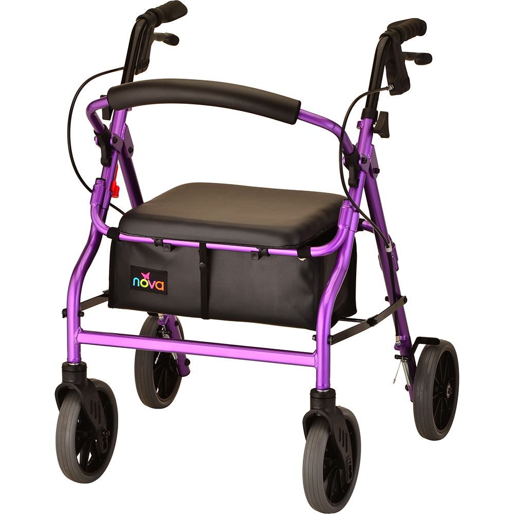 Click to view ZOOM 20 ROLLING WALKER PURPLE